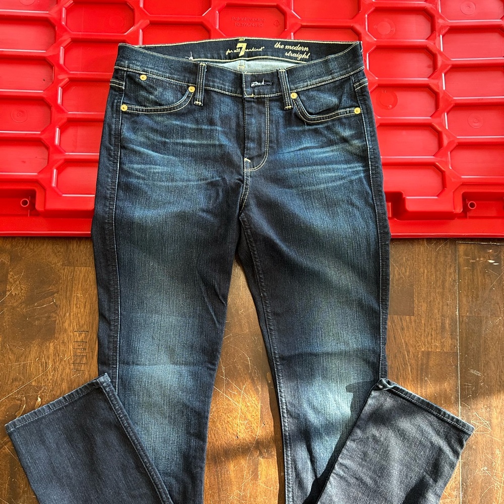 7 for all mankind the modern straight